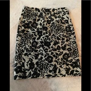 Black & grey pencil skirt